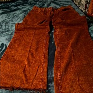 Vintage Burnt Orange denim Judy Blue Pants
